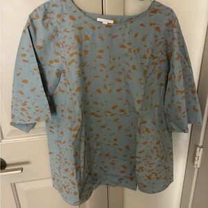 Elegant Cos blue and yellow Women's Top